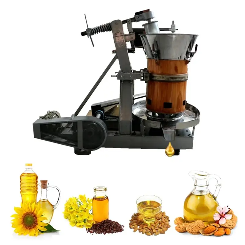 Commercial 25-30 Kg Wooden Cold Press Oil Expeller Machine with 5HP Motor